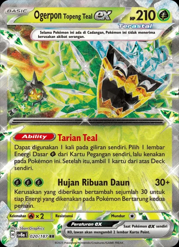 Ogerpon Topeng Teal ex